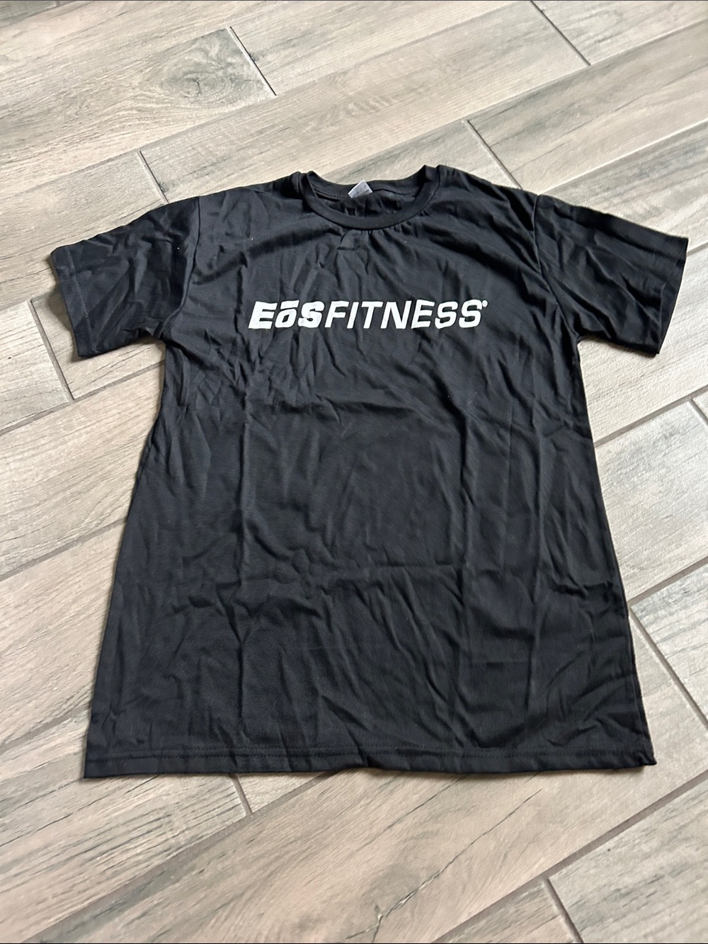 eos Black EosFitness Logo Short Sleeve Tee